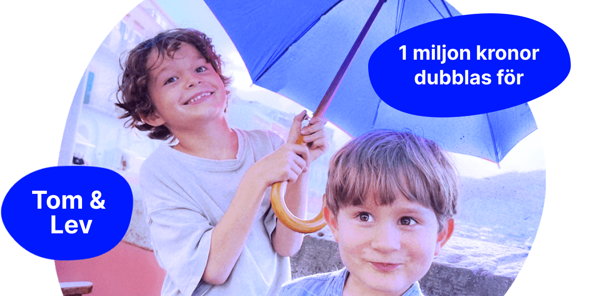 1 miljon till Tom & Lev dubblas - Genterapiprogram